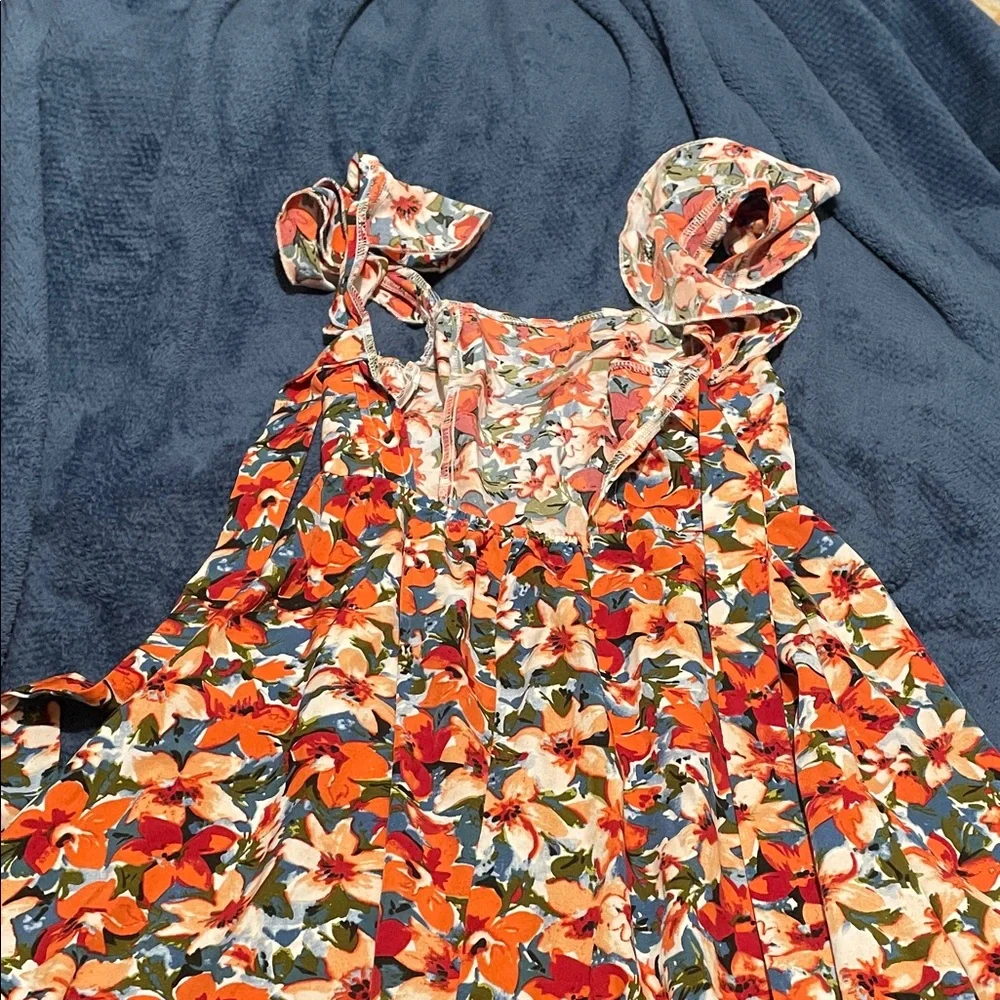 SHEIN Vibrant Floral Print Dress - Picture 3 of 3